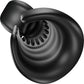 SVibe Snail EVO Silicone Penis Masturbator With Synchronized Head & Shaft Vibrations - Black