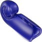 SVibe Snail EVO Silicone Penis Masturbator With Synchronized Head & Shaft Vibrations - Navy