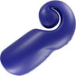 SVibe Snail EVO Silicone Penis Masturbator With Synchronized Head & Shaft Vibrations - Navy