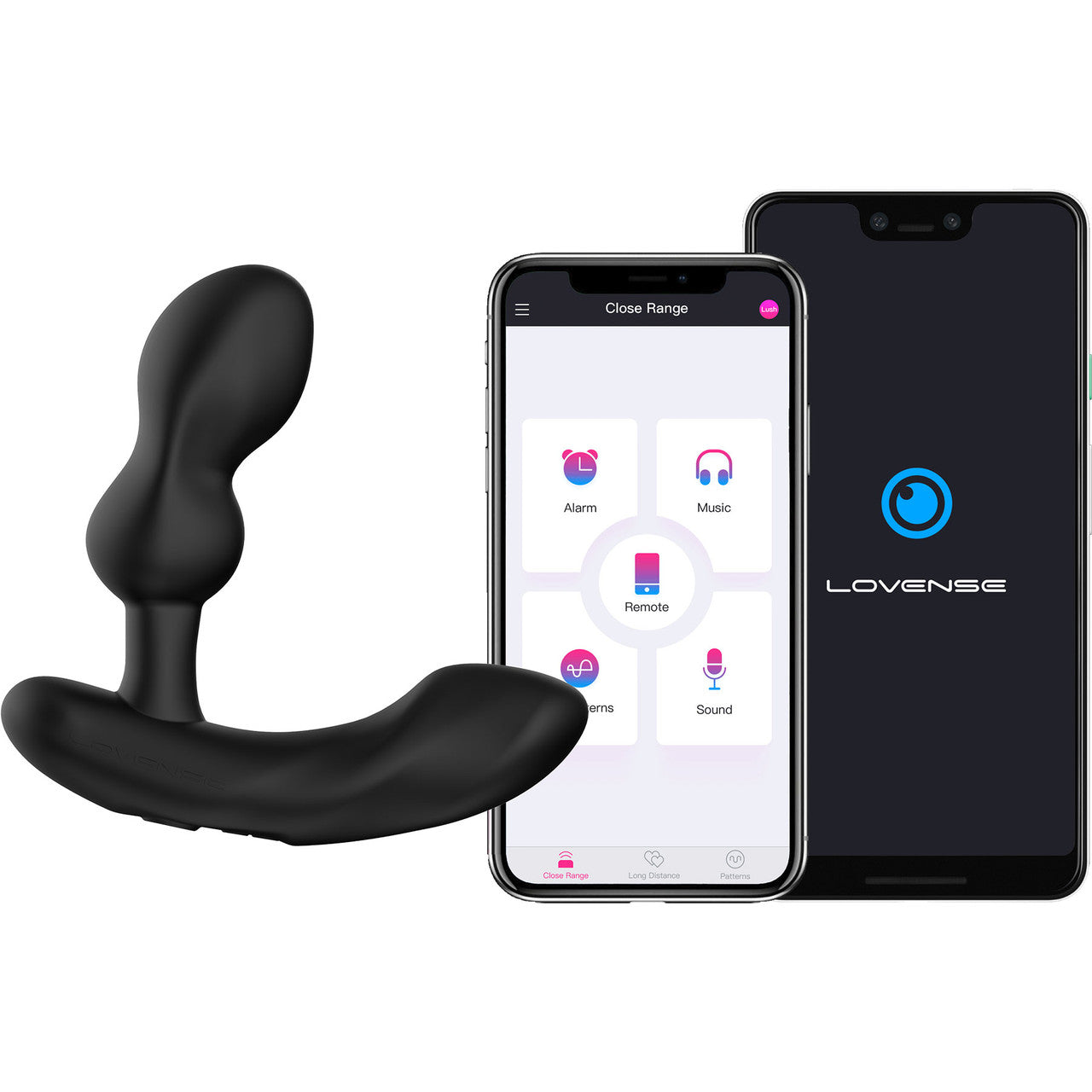 Lovense Edge 2 App Enabled Silicone Waterproof Rechargeable Prostate Massager