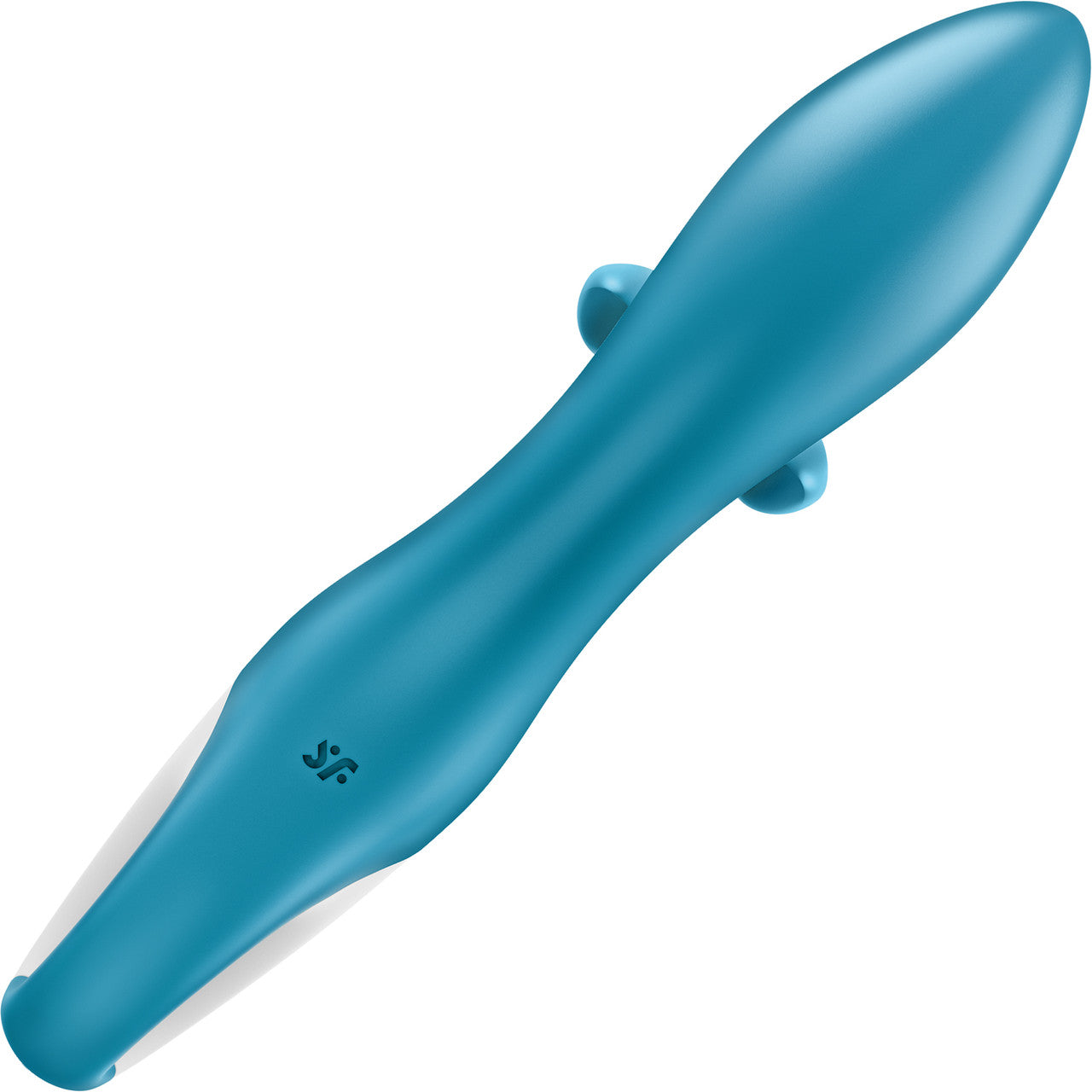 Satisfyer Embrace Me Silicone Rechargeable Waterproof Dual Stimulation Vibrator - Turquoise