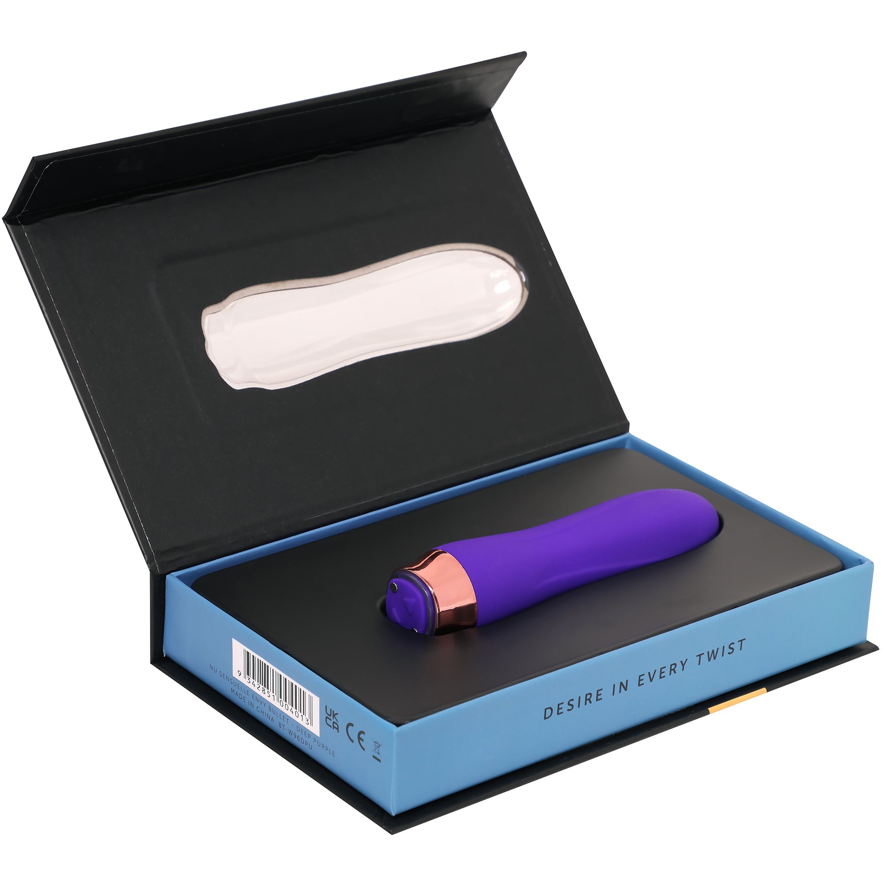 Envy XLR8 Bullet Vibrator With Nitro Motor By Nu Sensuelle - Deep Purple