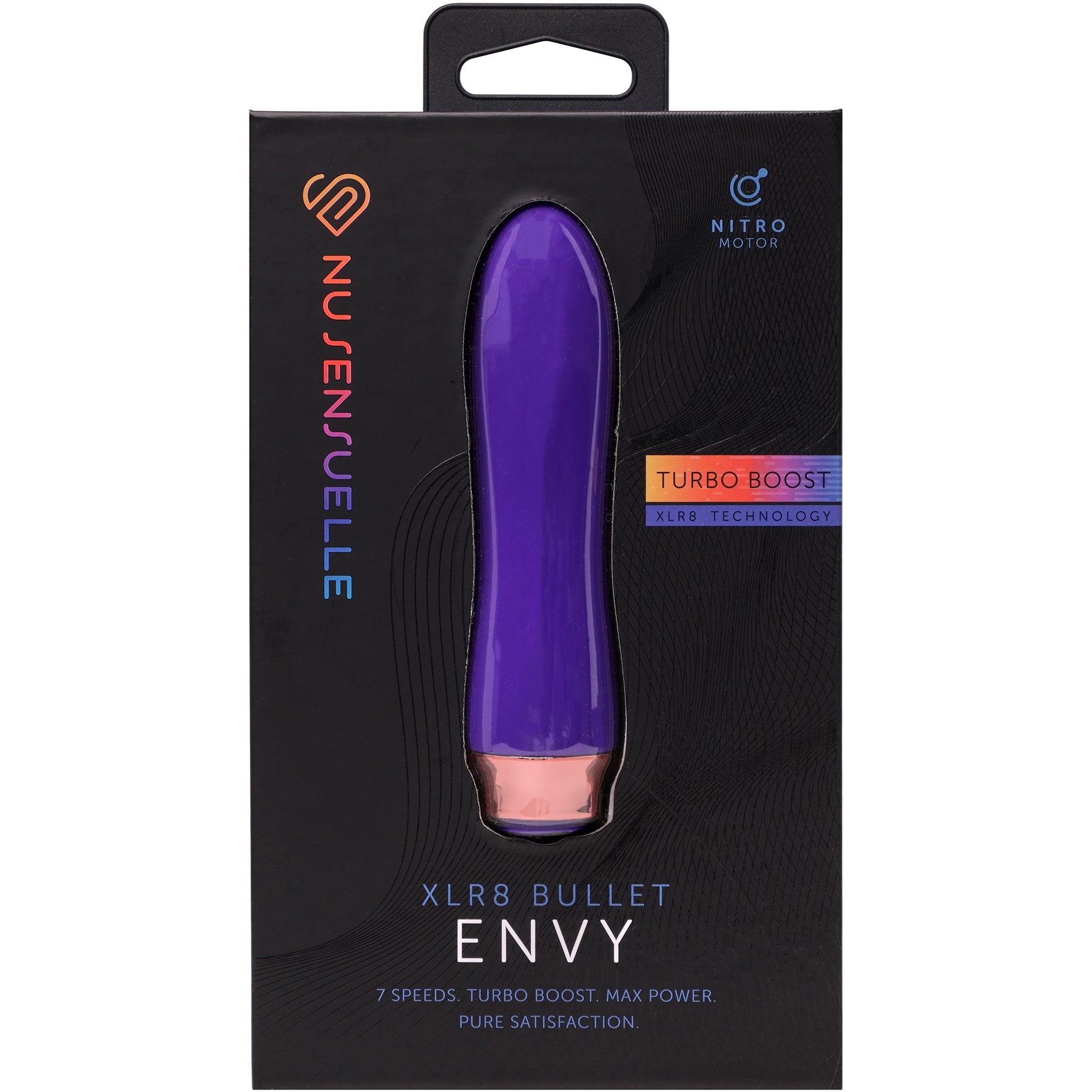 Envy XLR8 Bullet Vibrator With Nitro Motor By Nu Sensuelle - Deep Purple
