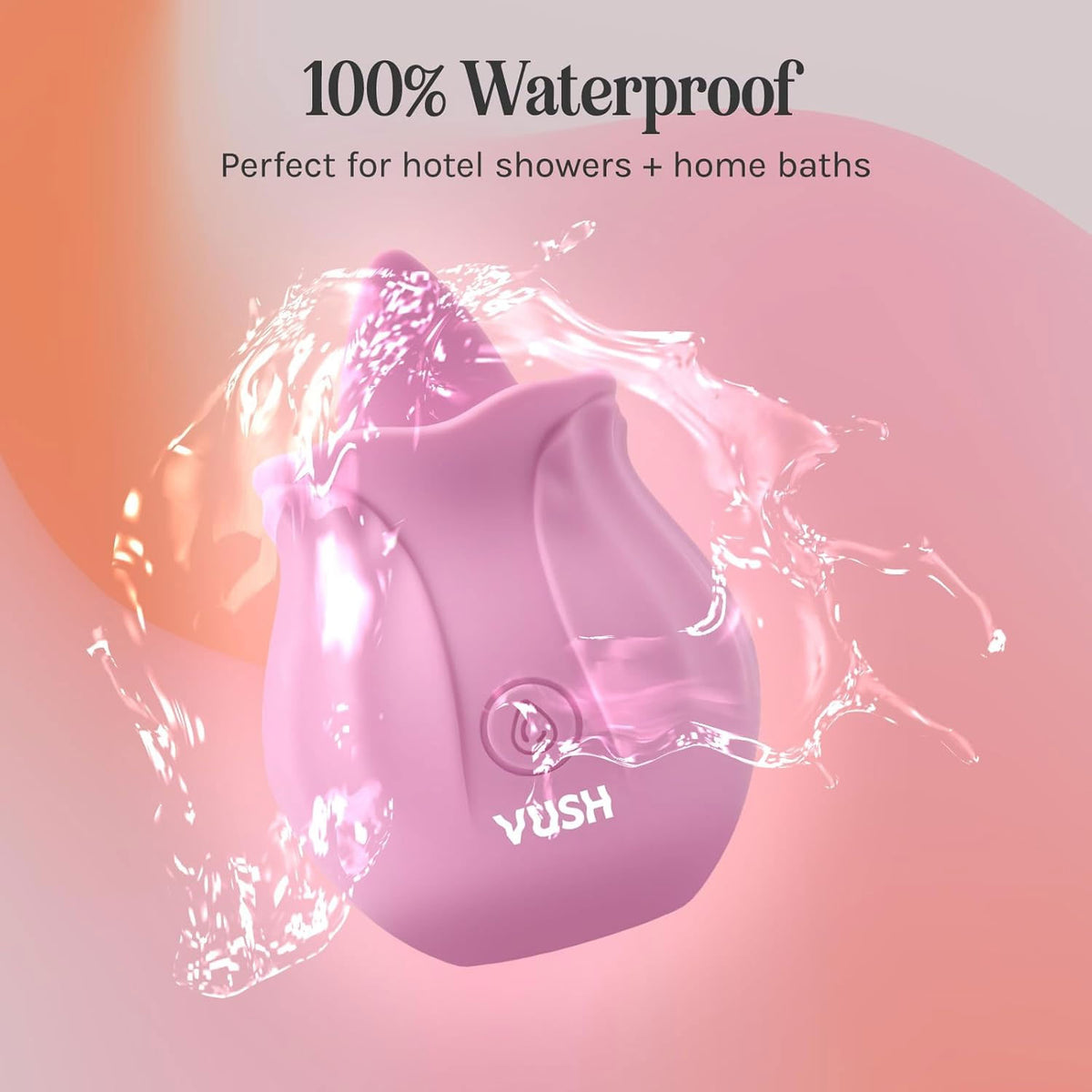 VUSH Essentials Flicking Silicone Waterproof Vibrator