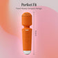 VUSH Essentials Mini Wand Rechargeable Silicone Vibrator