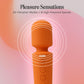 VUSH Essentials Mini Wand Rechargeable Silicone Vibrator