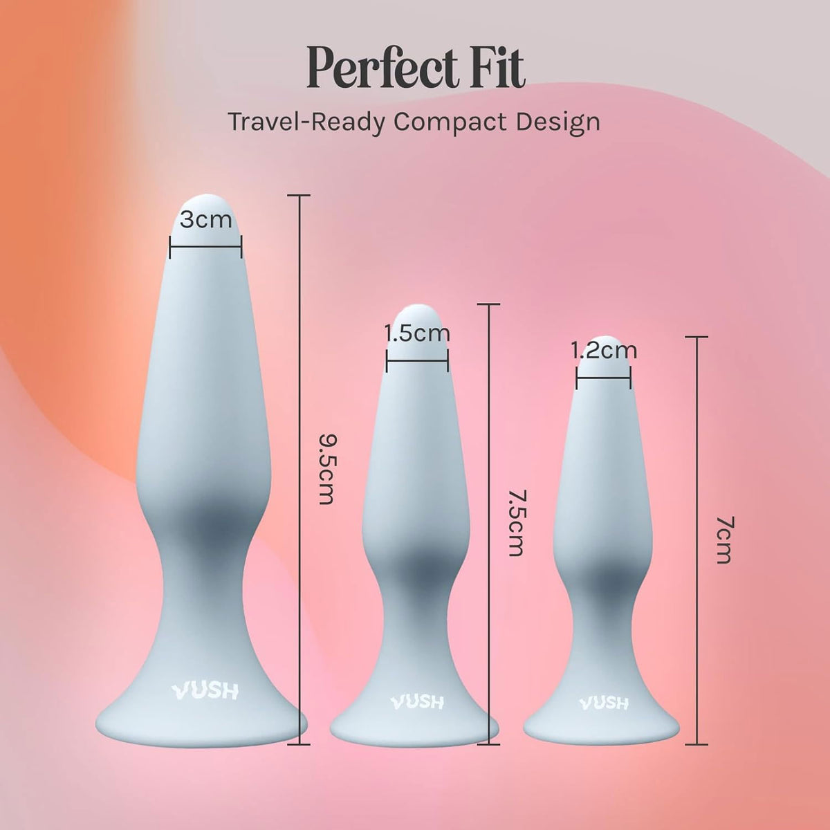 VUSH Essentials Silicone Plug Trio