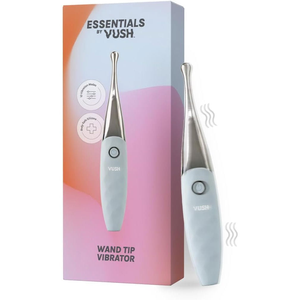 VUSH Essentials Wand Tip Rechargeable Silicone Vibrator