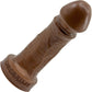 The Felix Short 5.5" Platinum Silicone Realistic Dildo By Uberrime - Chocolate