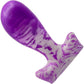 The Festa 4.63" Medium Silicone Vaginal Plug By Uberrime - Heliotrope