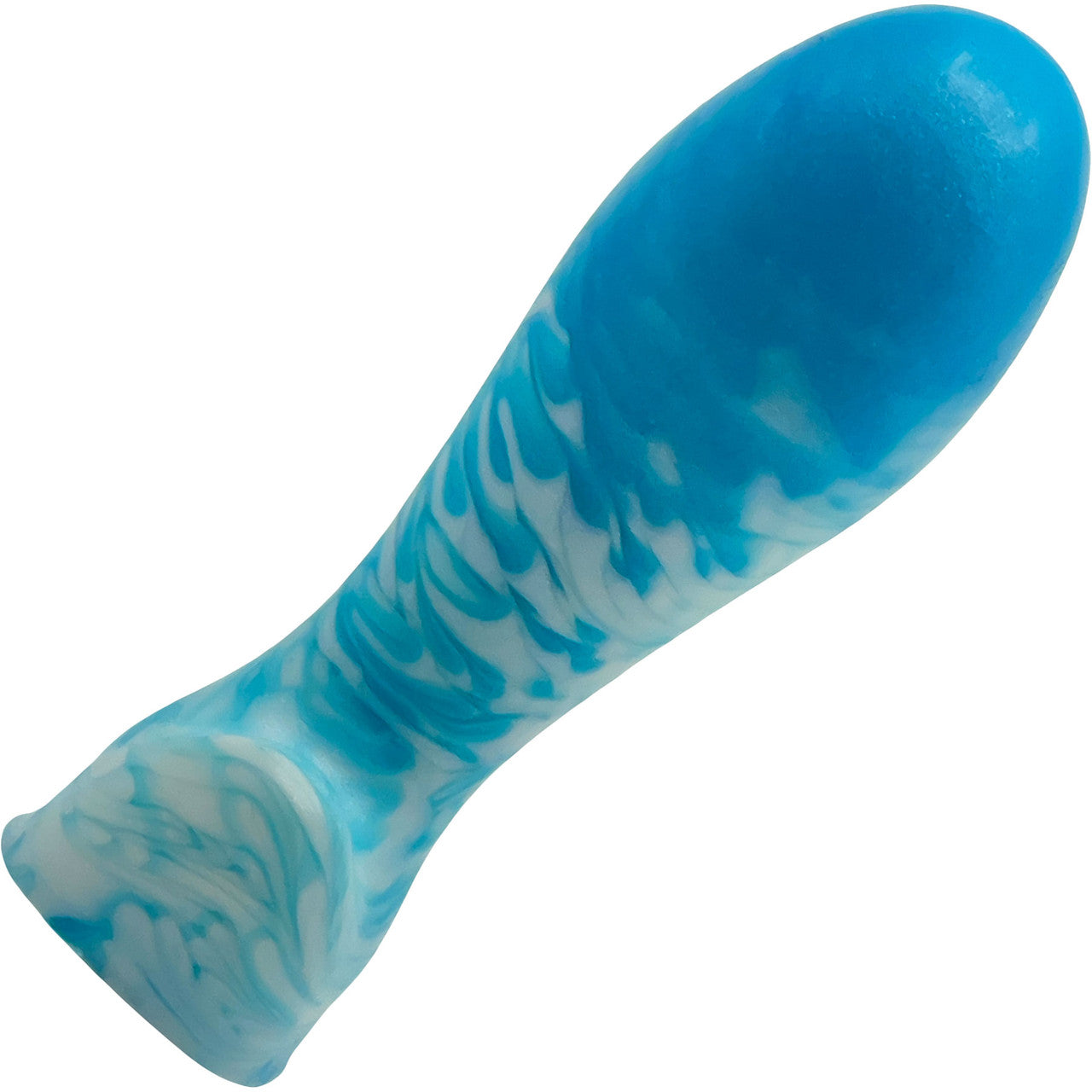 The Festa 3.75" Small Silicone Vaginal Plug By Uberrime - Ocean Breeze