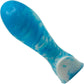 The Festa 3.75" Small Silicone Vaginal Plug By Uberrime - Ocean Breeze