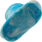 The Festa 3.75" Small Silicone Vaginal Plug By Uberrime - Ocean Breeze