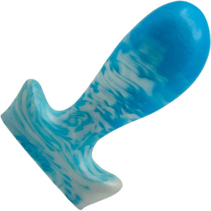 The Festa 3.75" Small Silicone Vaginal Plug By Uberrime - Ocean Breeze