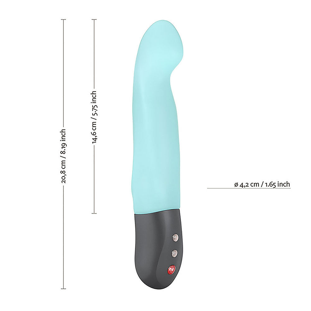 Fun Factory Stronic G Pulsator Thrusting G-Spot Dildo - Pool Blue