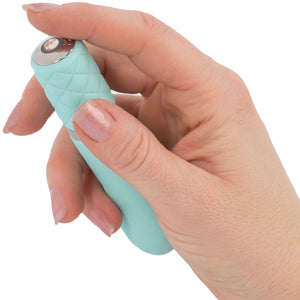 Pillow Talk Flirty Silicone Waterproof Rechargeable Mini Vibrator - Teal