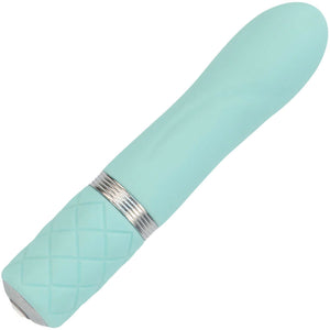 Pillow Talk Flirty Silicone Waterproof Rechargeable Mini Vibrator - Teal