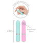 Pillow Talk Flirty Silicone Waterproof Rechargeable Mini Vibrator - Pink