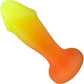 Hole Punch Fluke Silicone Dildo / Butt Plug - Fire