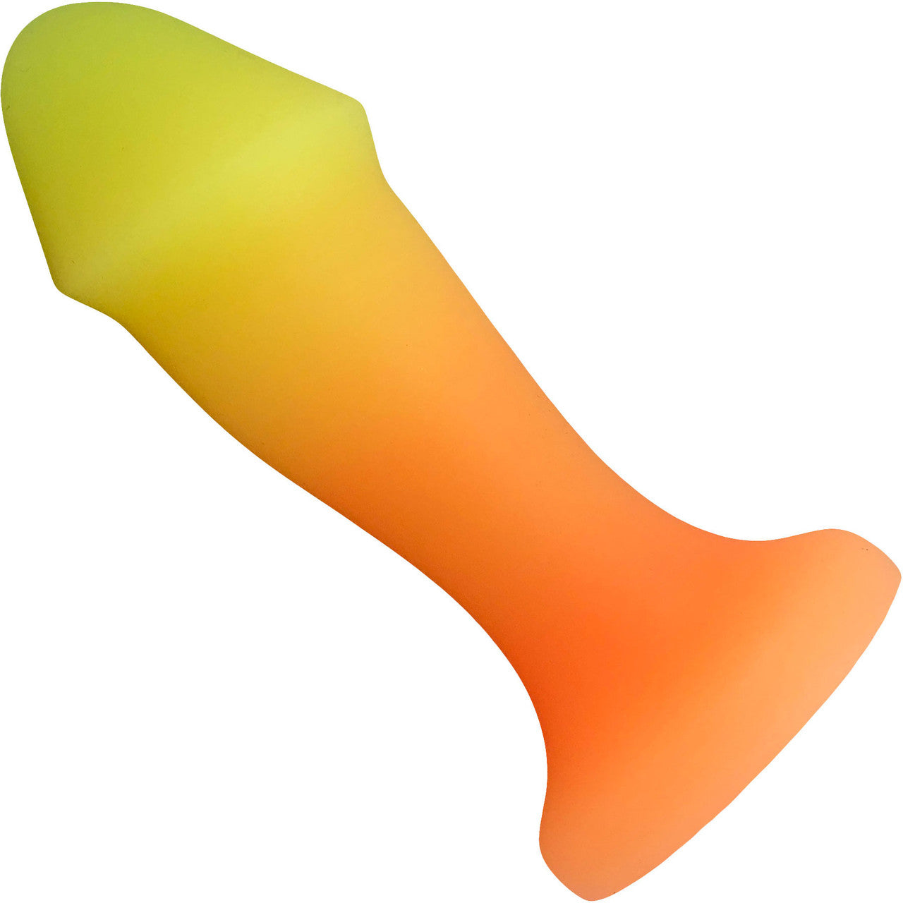 Hole Punch Fluke Silicone Dildo / Butt Plug - Fire