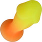 Hole Punch Fluke Silicone Dildo / Butt Plug - Fire