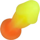 Hole Punch Fluke Silicone Dildo / Butt Plug - Fire