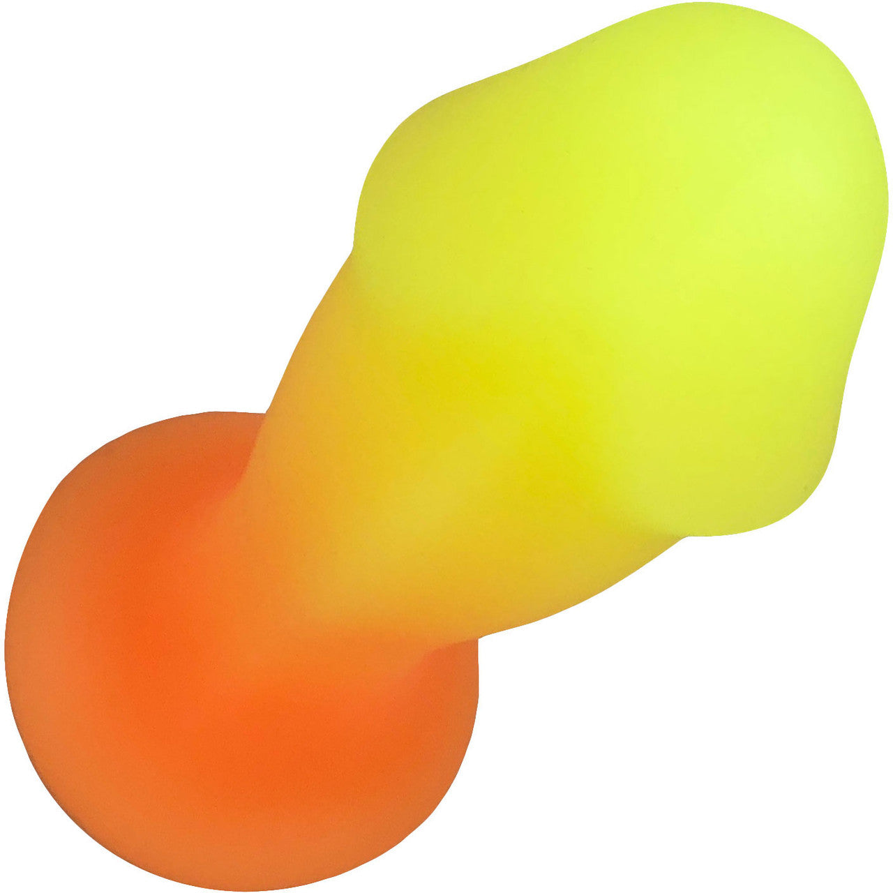 Hole Punch Fluke Silicone Dildo / Butt Plug - Fire