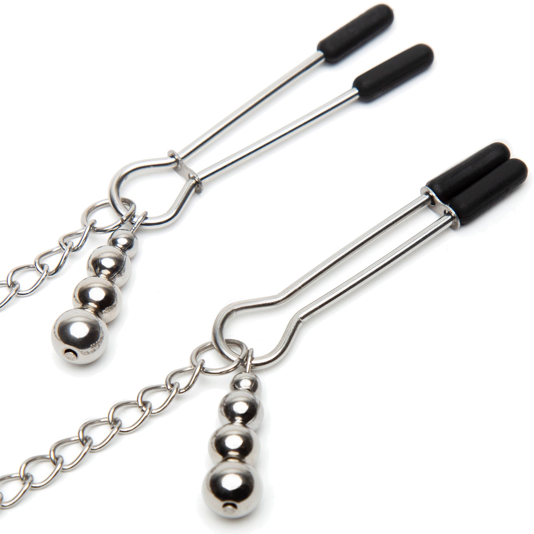 Fifty Shades of Grey Play Nice Satin & Lace Collar and Nipple Clamps