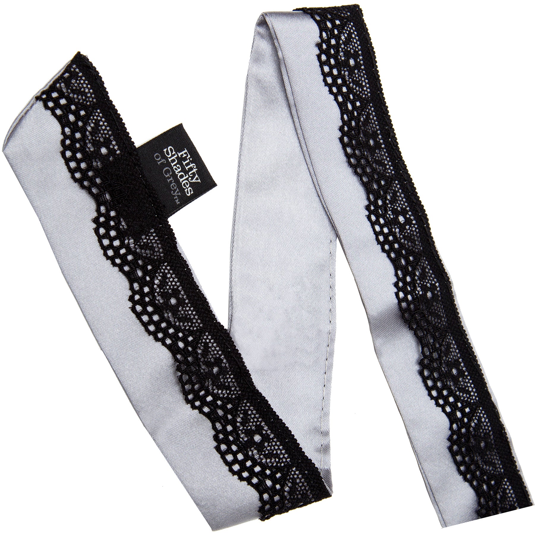 Fifty Shades of Grey Play Nice Satin & Lace Collar and Nipple Clamps