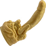 The Siren 9.5" Silicone Fantasy Dildo With Grinder By Uberrime - Goldfinger