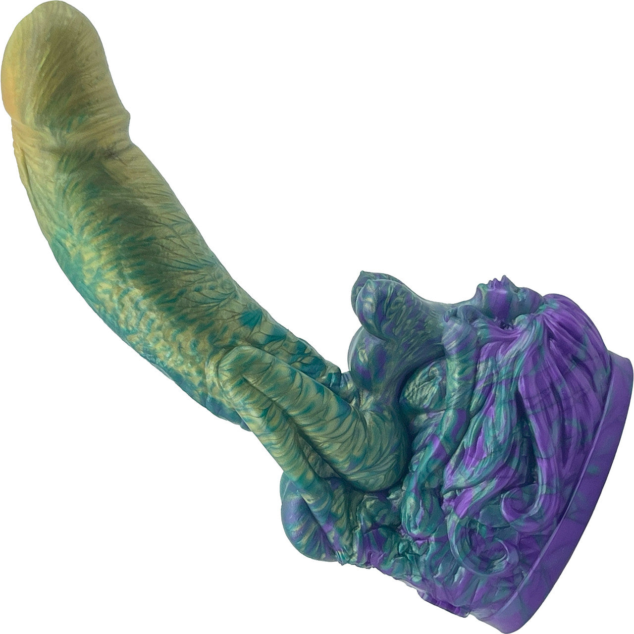 The Siren 9.5" Silicone Fantasy Dildo With Grinder By Uberrime - Mardi Gras