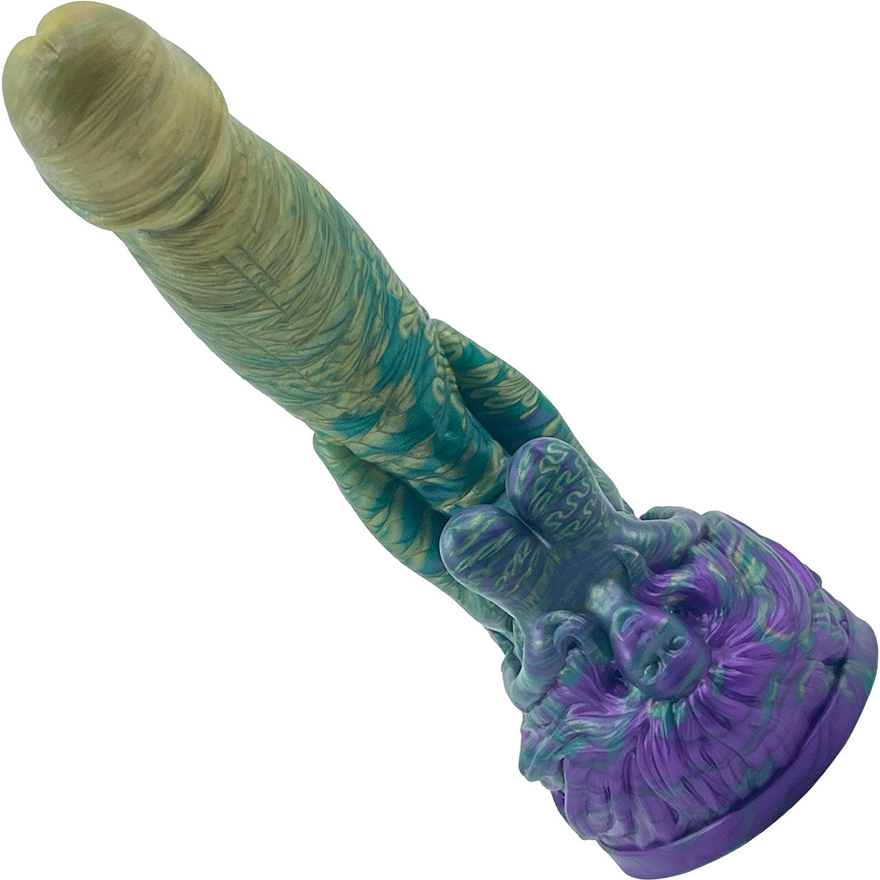 The Siren 9.5" Silicone Fantasy Dildo With Grinder By Uberrime - Mardi Gras