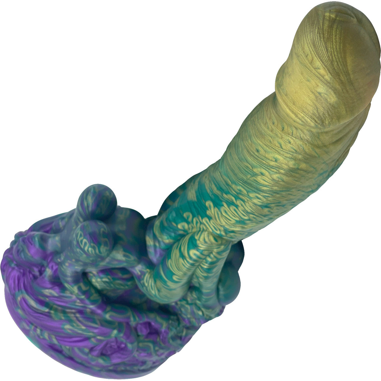 The Siren 9.5" Silicone Fantasy Dildo With Grinder By Uberrime - Mardi Gras