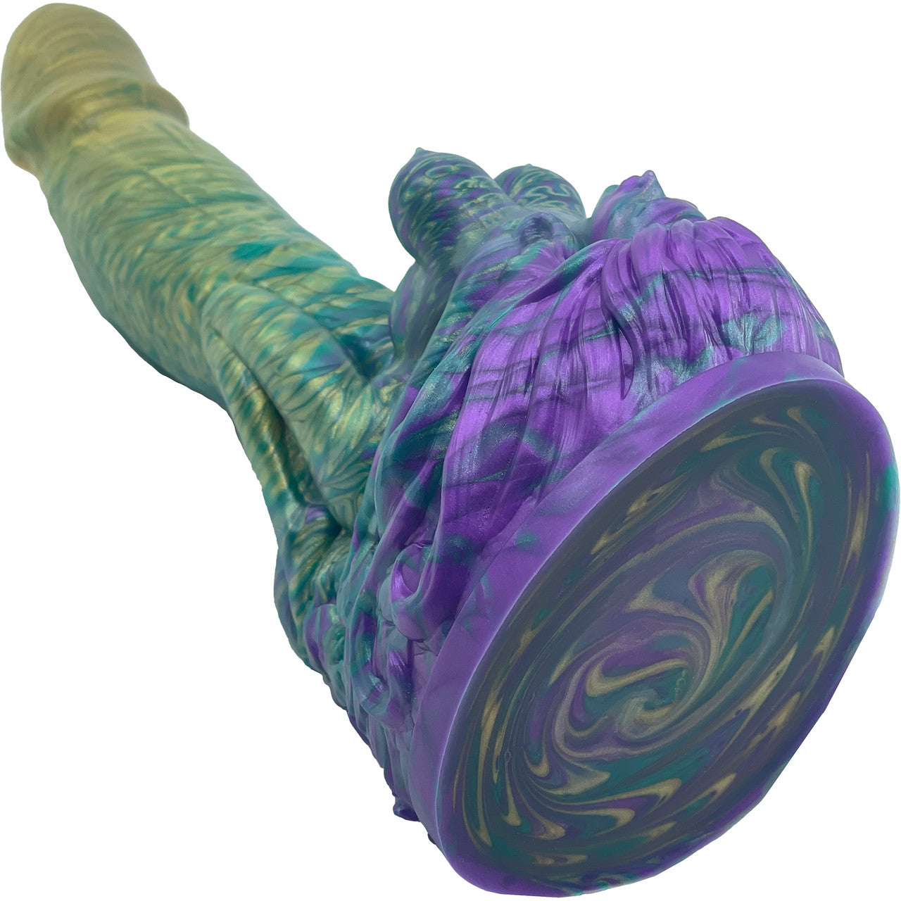 The Siren 9.5" Silicone Fantasy Dildo With Grinder By Uberrime - Mardi Gras