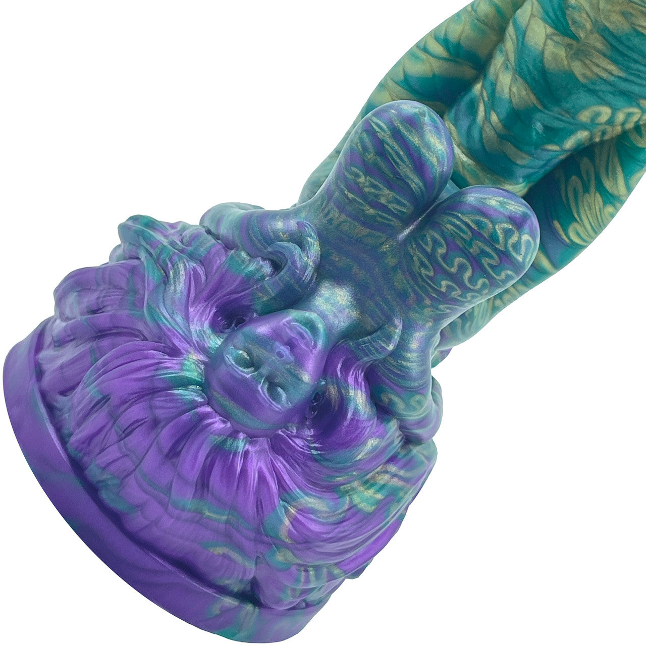 The Siren 9.5" Silicone Fantasy Dildo With Grinder By Uberrime - Mardi Gras