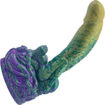 The Siren 9.5" Silicone Fantasy Dildo With Grinder By Uberrime - Mardi Gras