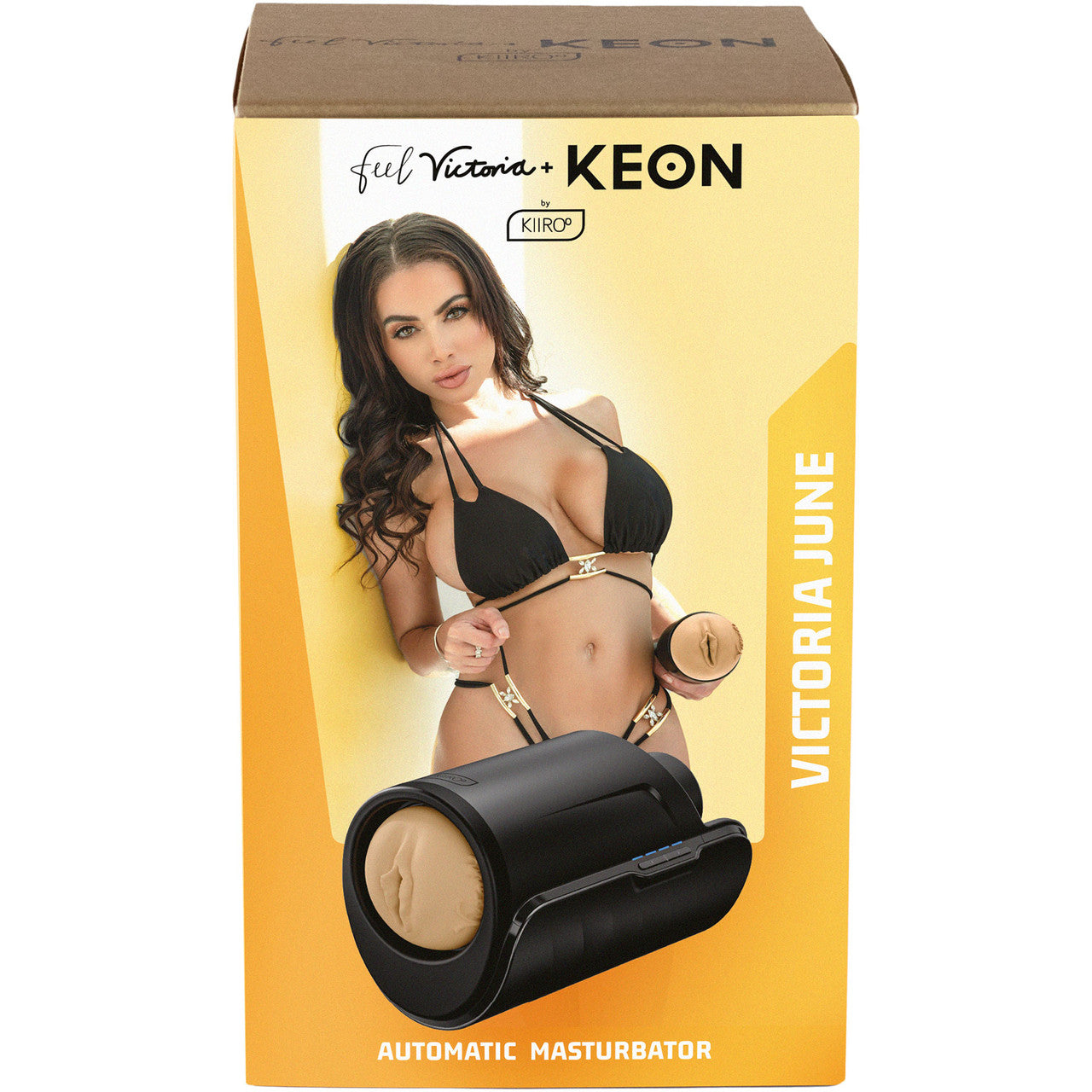 KIIROO KEON Interactive Stroking Device With Feel Victoria Stroker Penis Masturbator