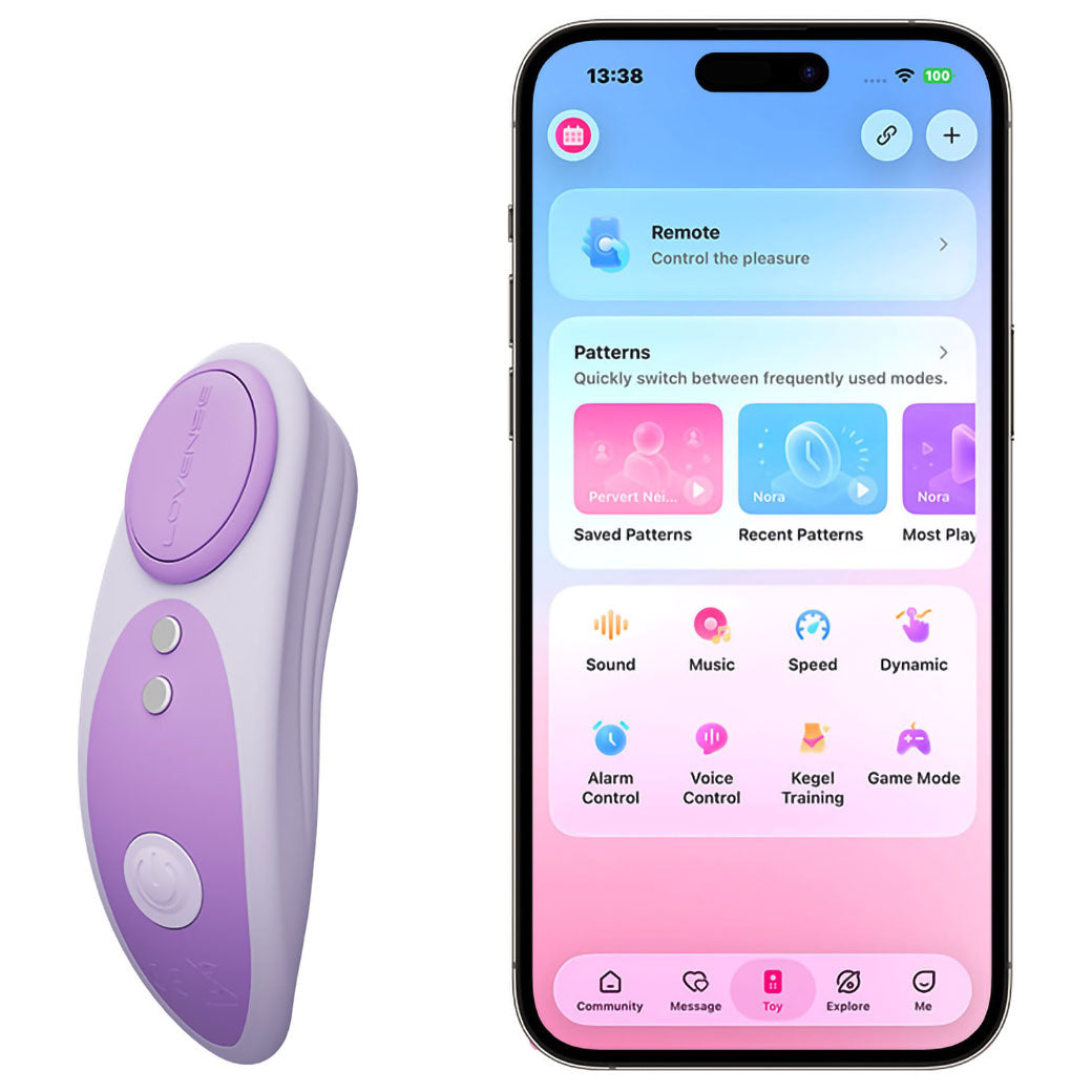 Lovense Ferri Reserve Special Edition App Controlled Silicone Magnetic Panty Vibrator