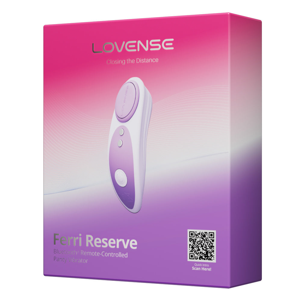Lovense Ferri Reserve Special Edition App Controlled Silicone Magnetic Panty Vibrator
