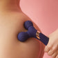 Fireball Rechargeable Silicone Vibrating Rolling Massager By Love To Love - Midnight Indigo