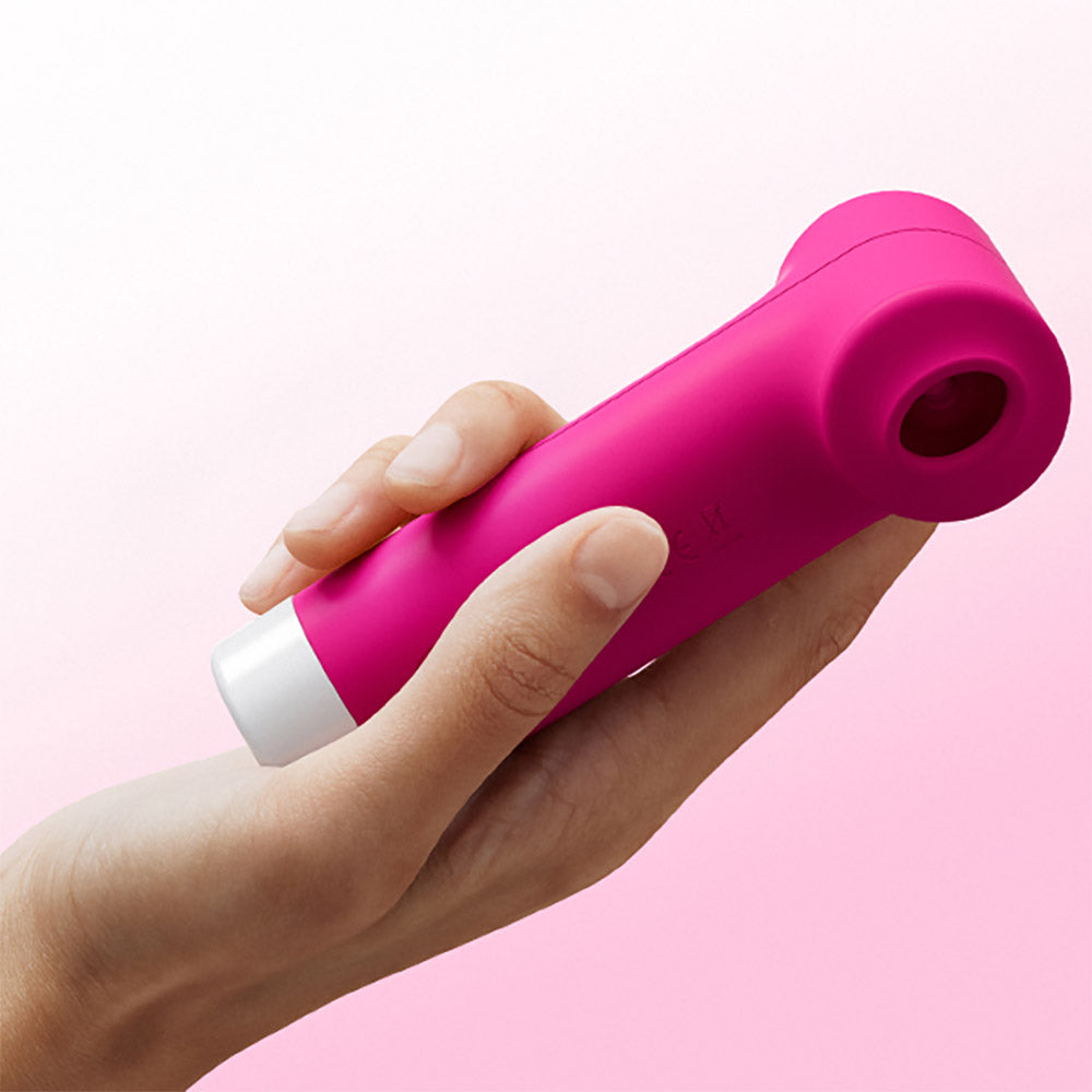 Lovense Fizz Dual-Head Customizable Clitoral Vibrator With Oral-Like Suction & Tapping