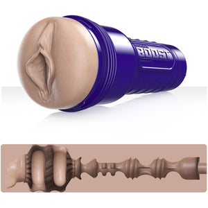 Fleshlight Boost Bang Vagina Penis Masturbator With Turbo Tech - Vanilla