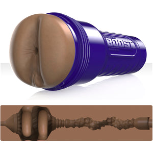 Fleshlight Boost Bang Vagina Penis Masturbator With Turbo Tech - Caramel