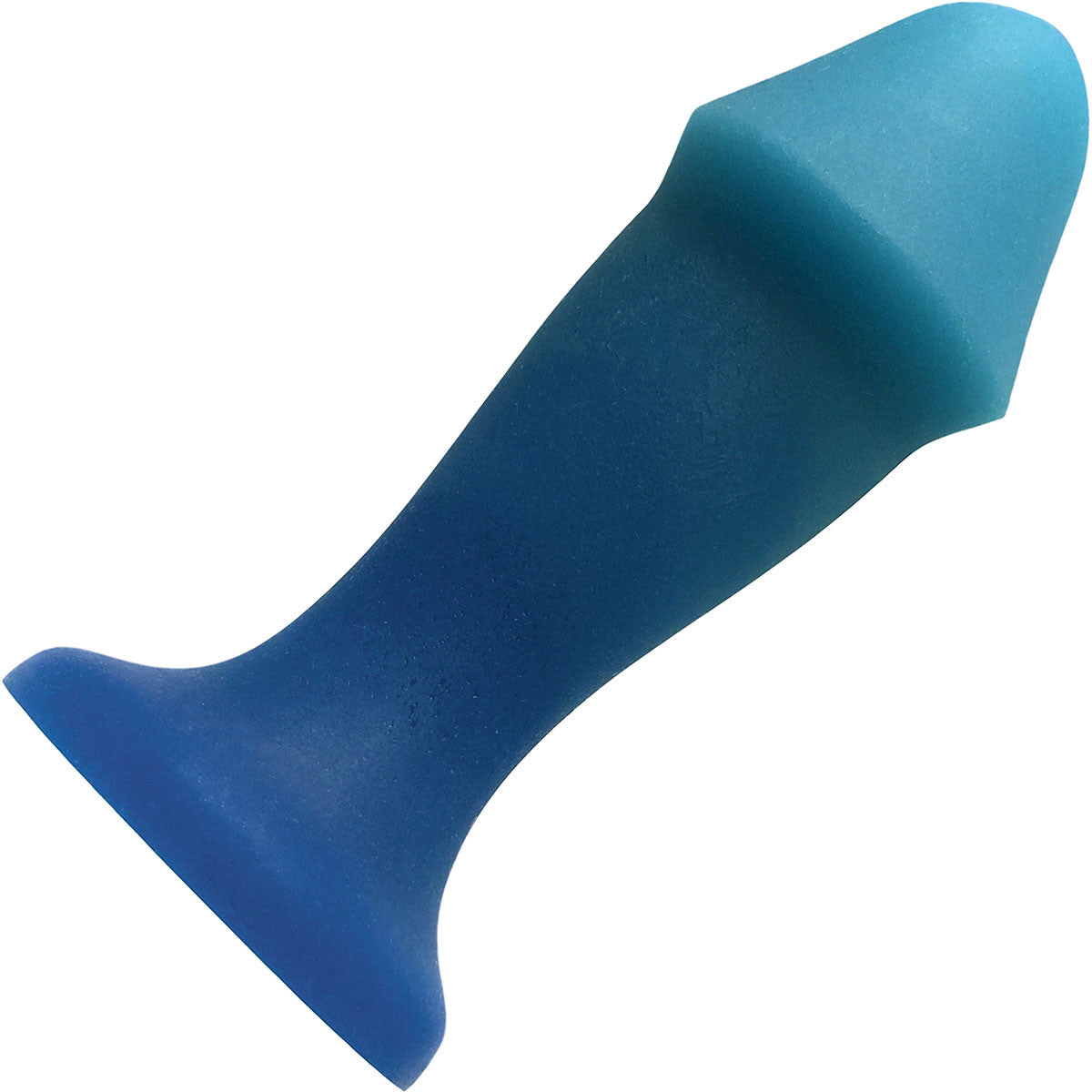 Hole Punch Fluke Silicone Dildo / Butt Plug - Blue