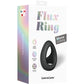 Flux Ring Silicone Cock Ring By Love To Love - Black