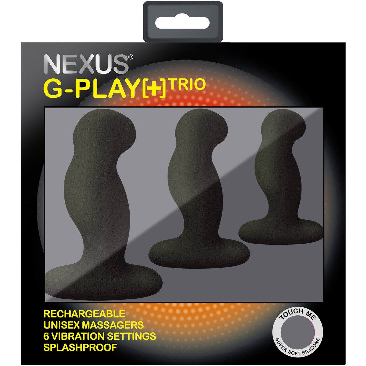 Nexus G-Play Trio+ Unisex Rechargeable Silicone 3 Piece Vibrator Set