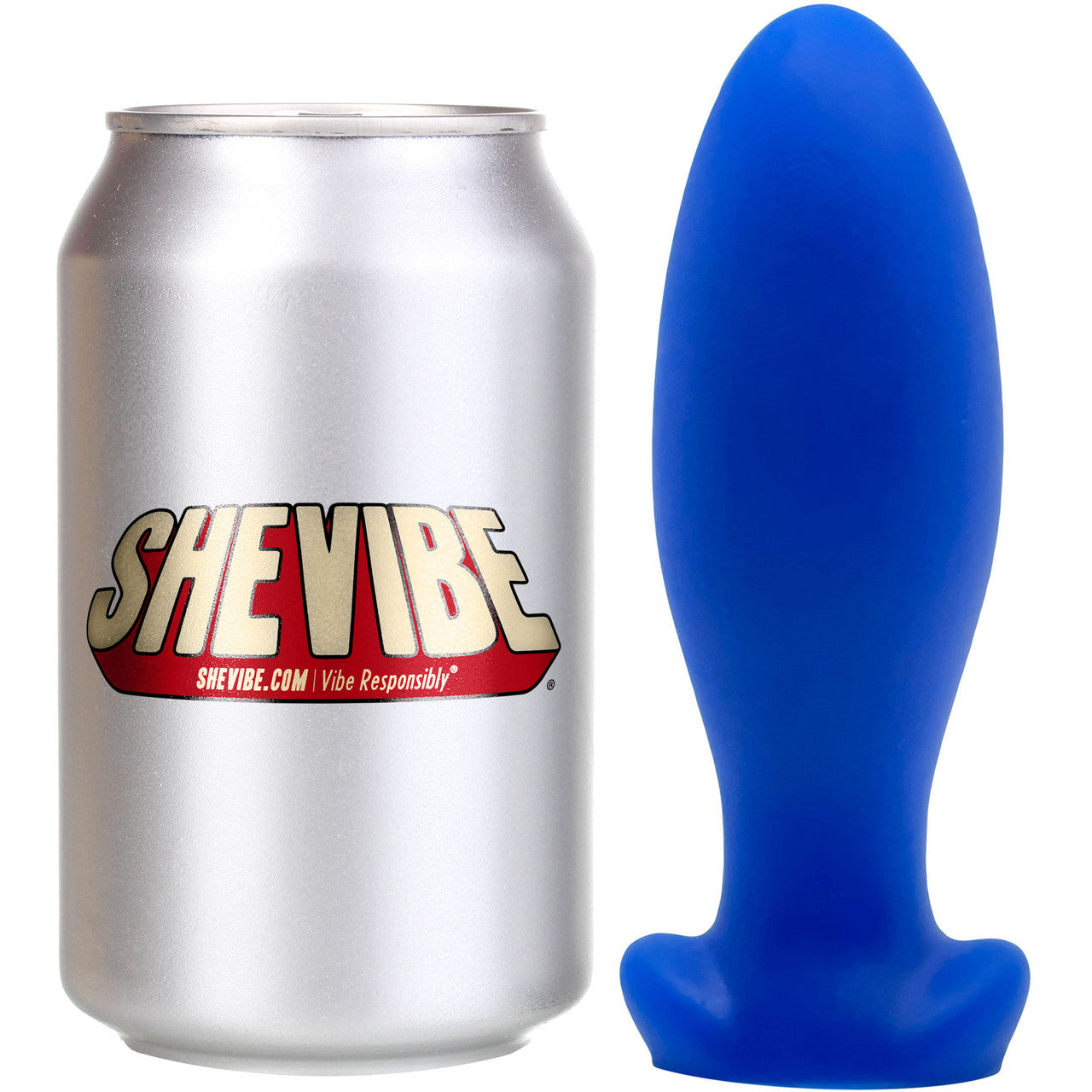 Topped Toys GAPE KEEPER 55 Silicone Butt Plug - Blue Steel