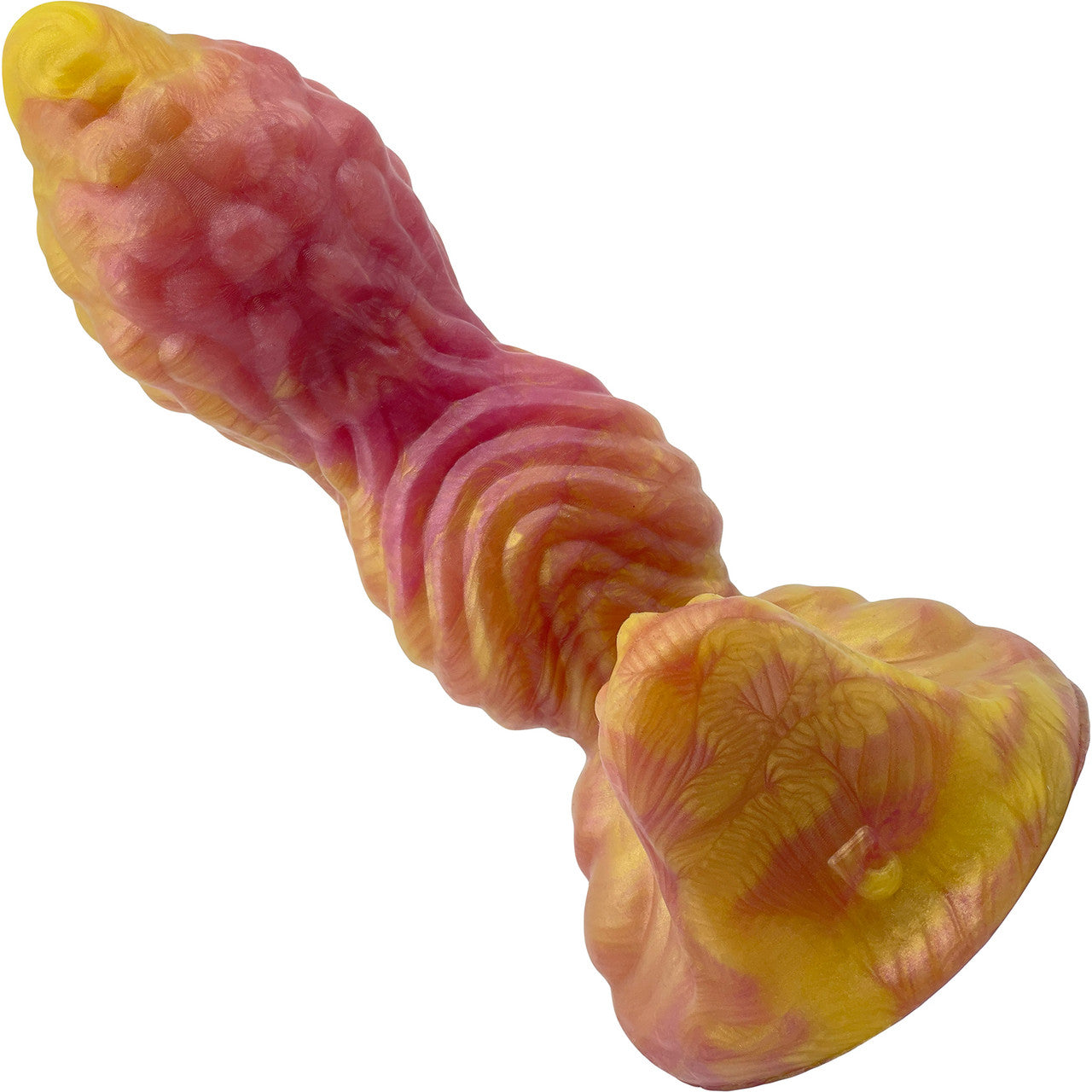 Uncover Creations The Geeyem 7.75" Silicone Fantasy Dildo - Sunfire