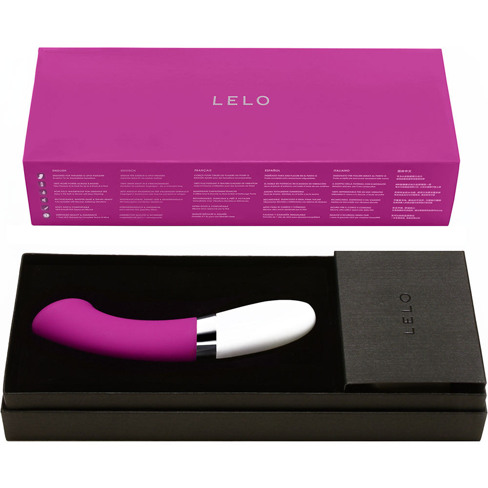 LELO GIGI 2 Waterproof Rechargeable G-Spot Vibrator - Deep Rose