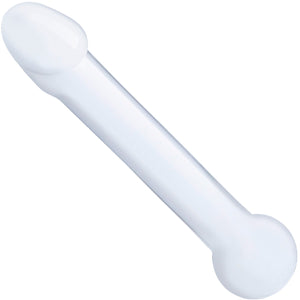 Gläs Realistic Head Glass Dildo - Clear